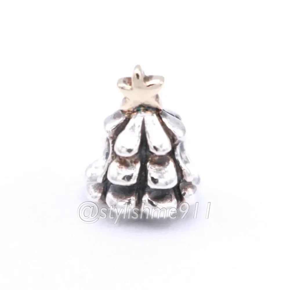 Authentic PANDORA Christmas Tree Charm 14K Gold - 790365 - Picture 7 of 10